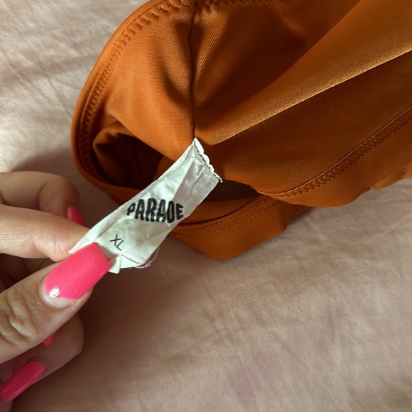 Parade Scoop Bikini Top EcoSplash Swim Women size XL - Picture 9 of 10